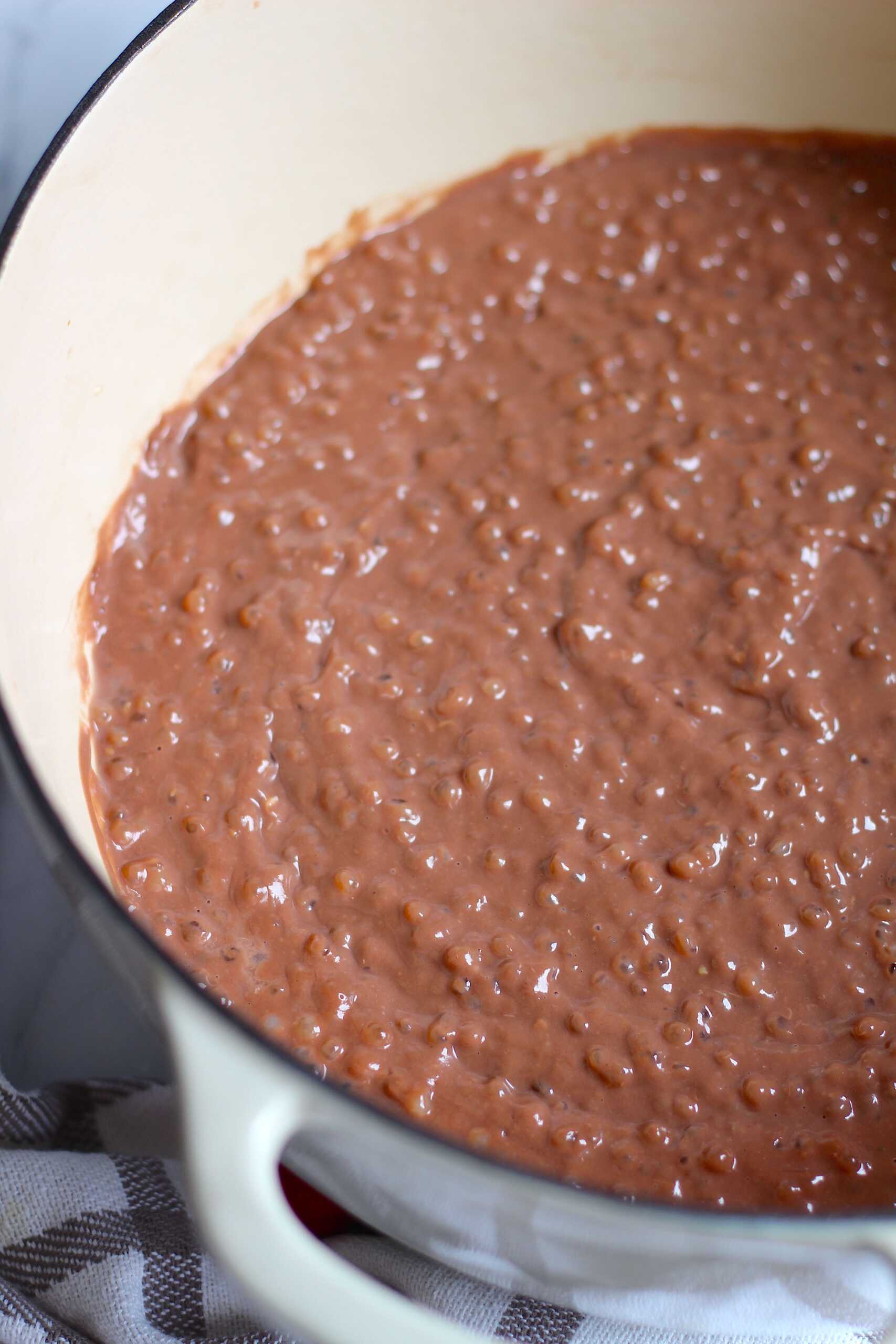 Chocolate tapioca pudding 2-min