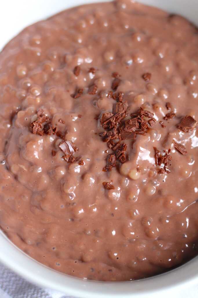 Chocolate Tapioca Pudding 12 Tomatoes