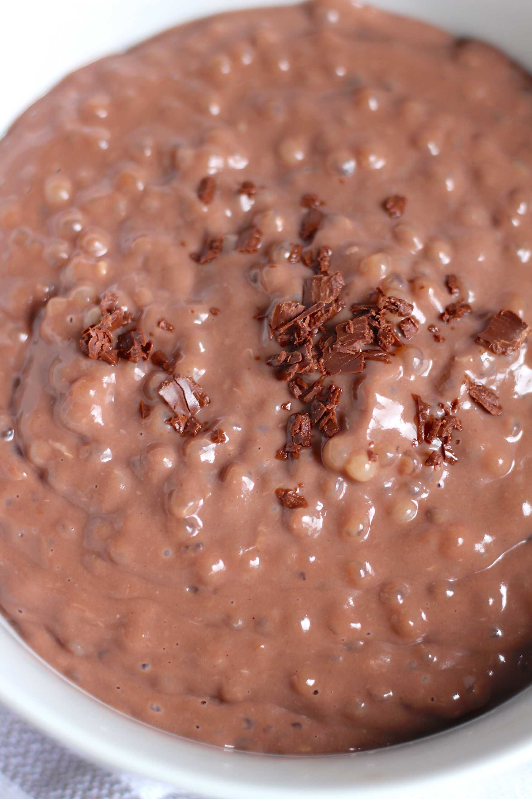 Chocolate tapioca pudding 8-min