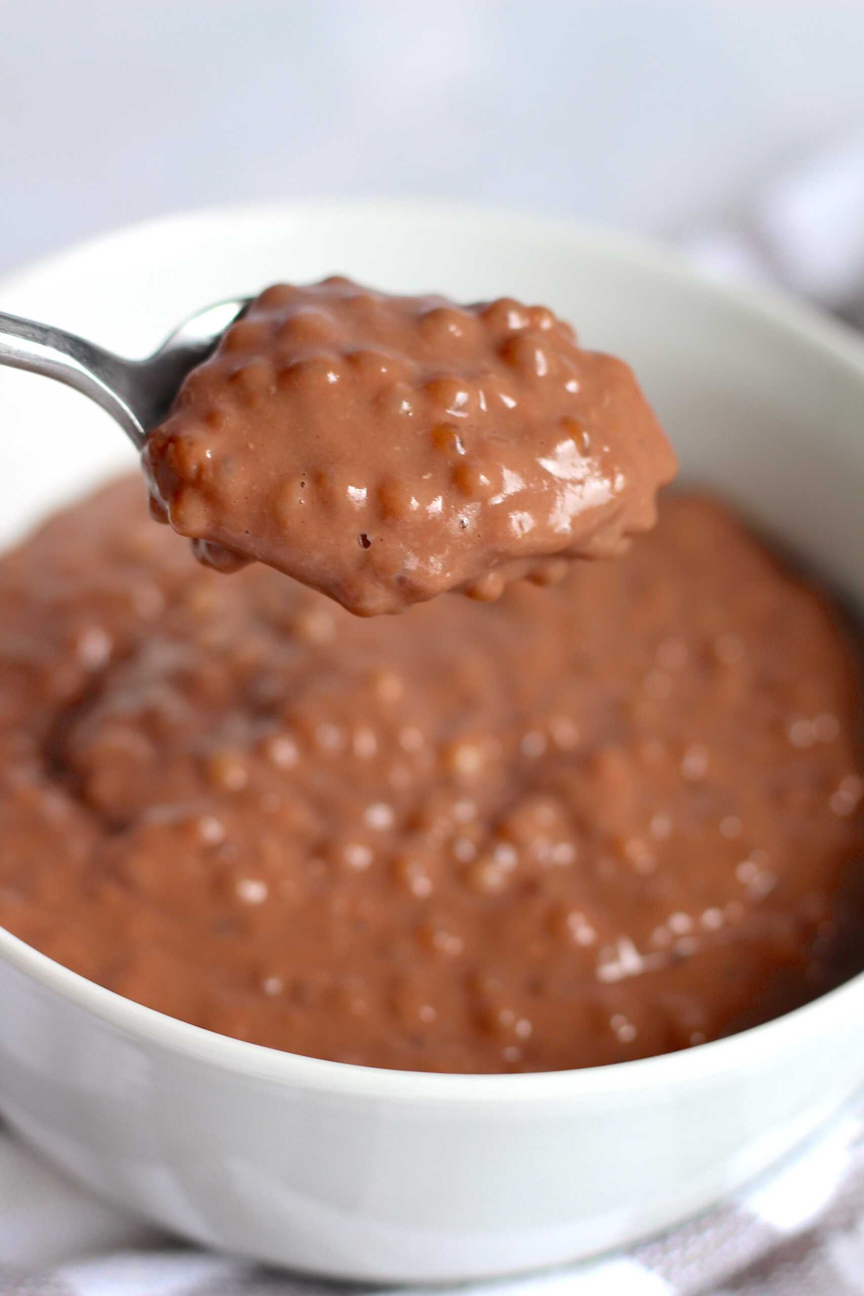 Chocolate tapioca pudding 7-min