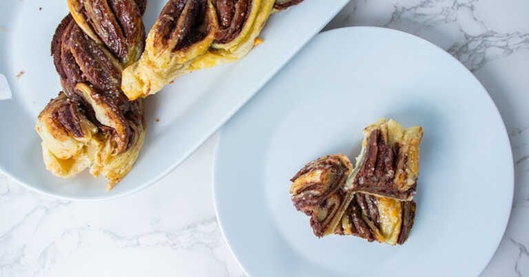 Chocolate Twist Puffs