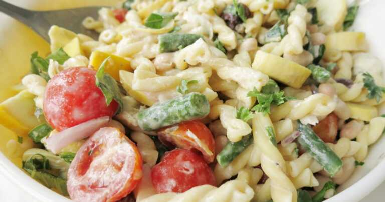 Tahini Pasta Salad