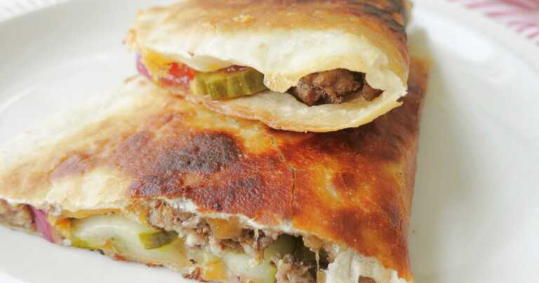 Cheeseburger Quesadillas