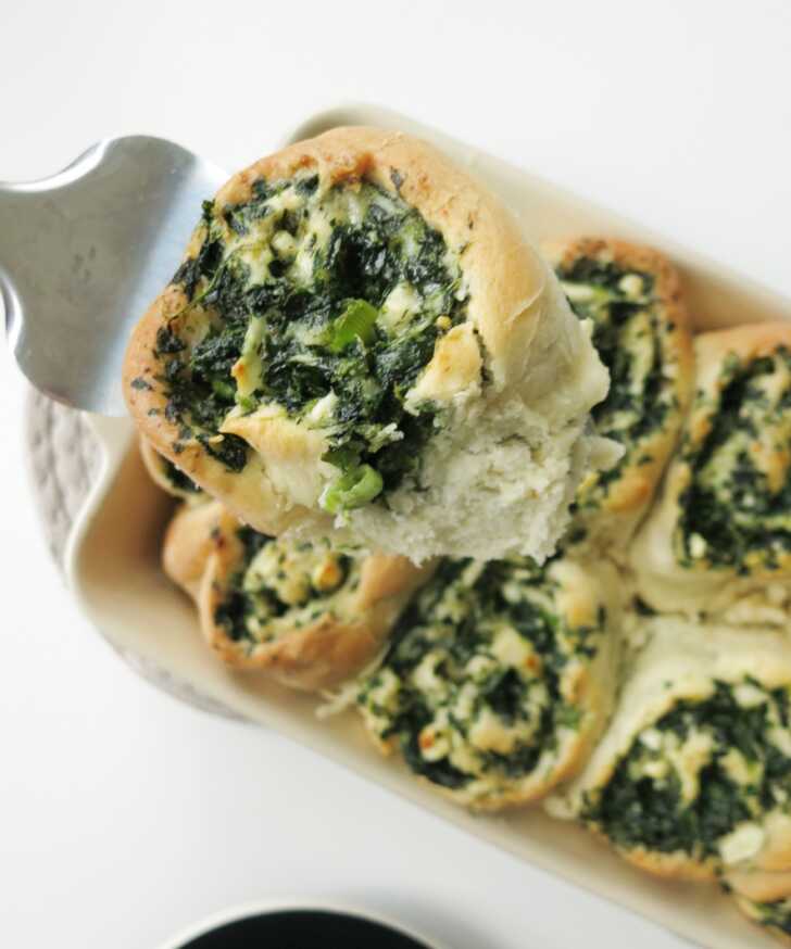 Spinach Feta Rolls 12 Tomatoes