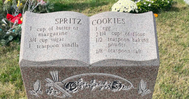 Woman Creates Project To Memorialize People By Baking Recipes On Gravestones
