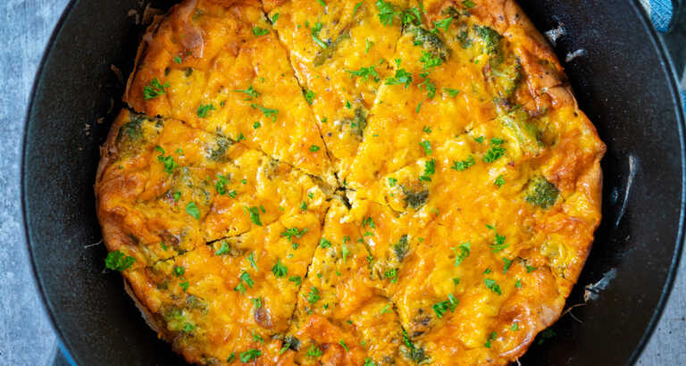 Broccoli Cheese Frittata
