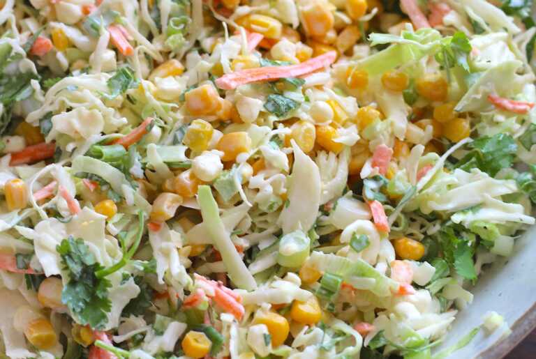 Spicy Corn Slaw
