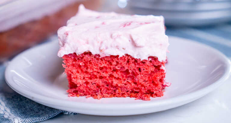 Raspberry Fluff Cake