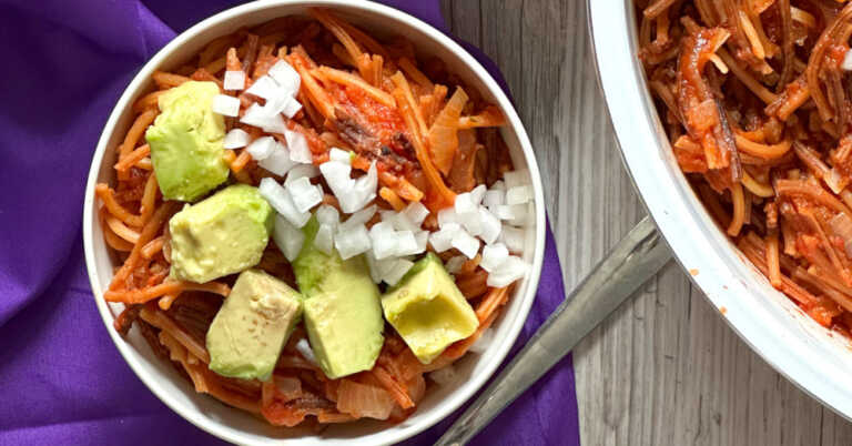 Sopa Seca De Fideos (Dry Soup Pasta)