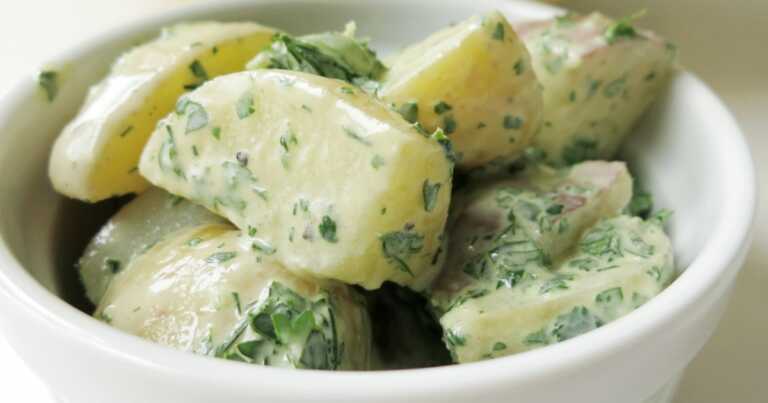 Herbed Tahini Potato Salad