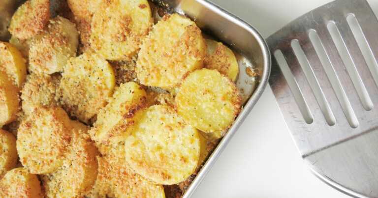 Horseradish Crusted Potatoes