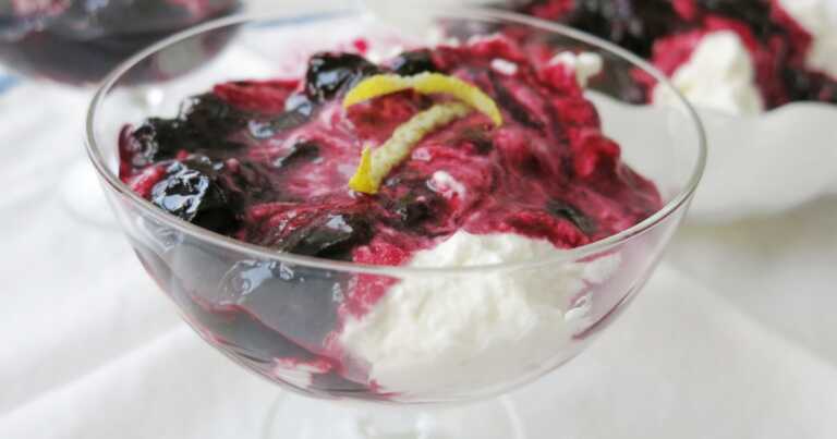 Lemon Blueberry Fool