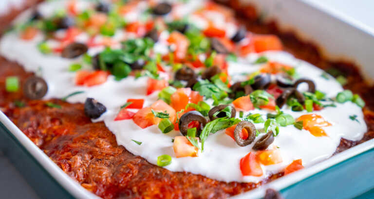 Lazy Enchilada Casserole