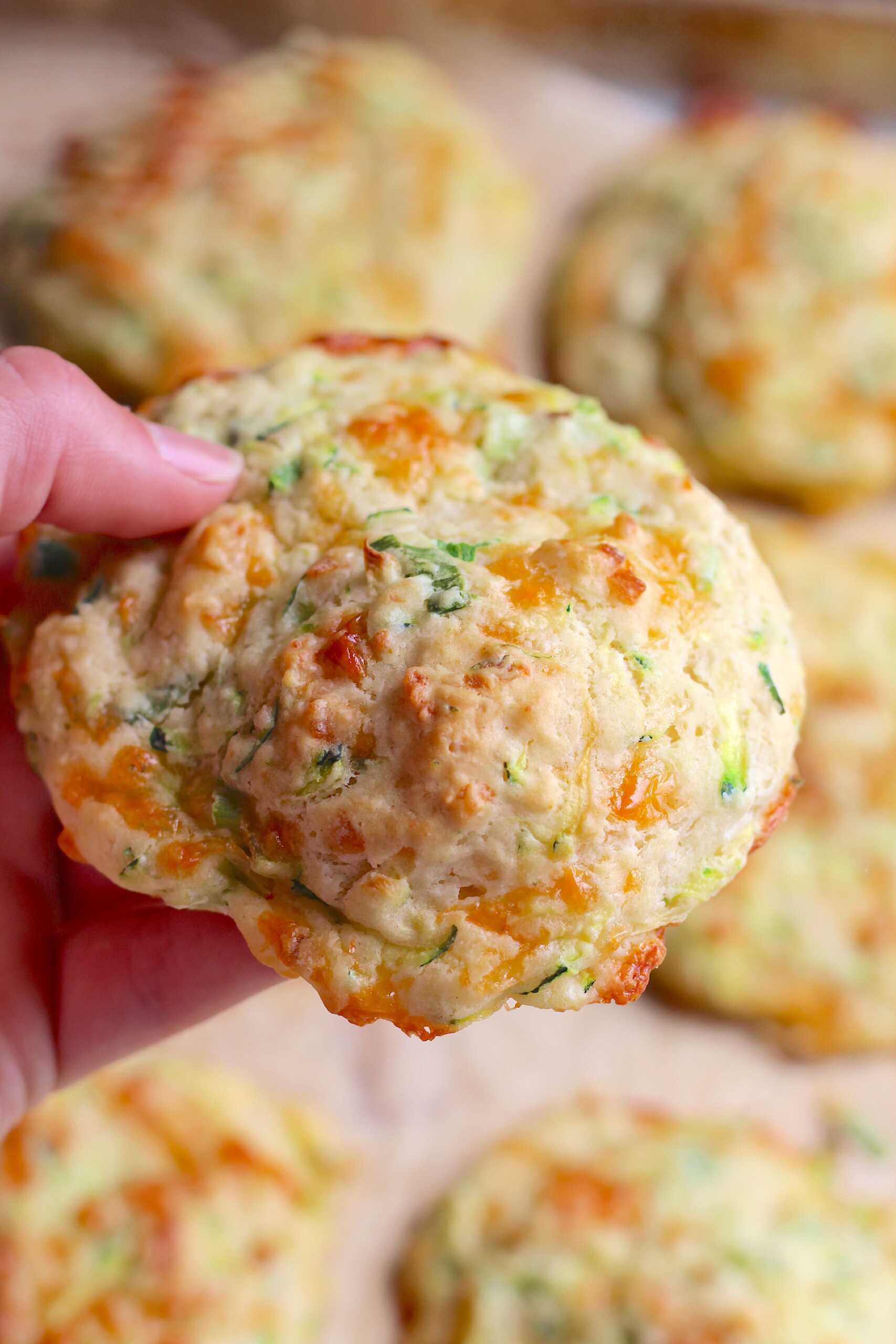 Zucchini Drop Biscuits 8-min