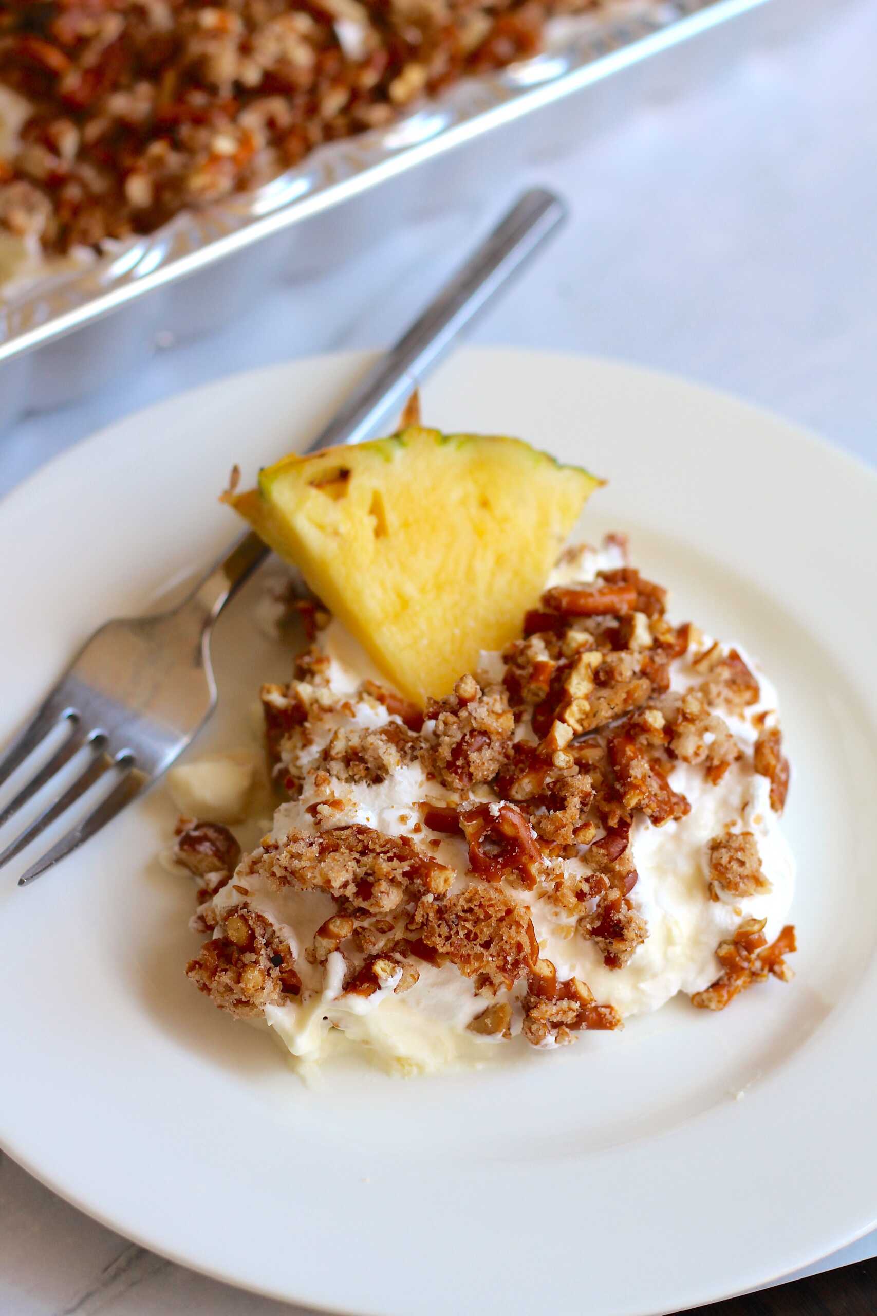 Pineapple Pretzel Dessert 8-min