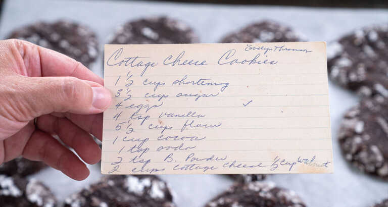 Recipe Tin Project: Cottage Cheese Cookies