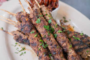 Grilled Lamb Koftas With Onion Relish | 12 Tomatoes