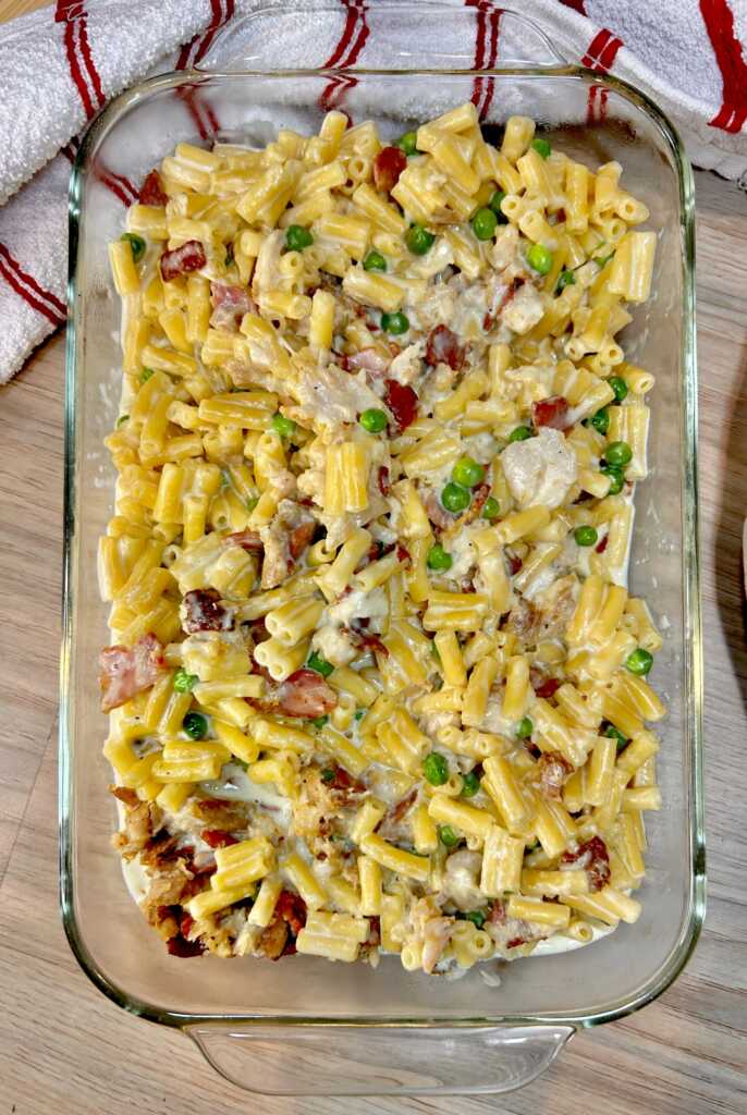 Chicken Carbonara Pasta Bake 12 Tomatoes