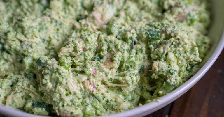 Green Goddess Chicken Dip