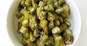 Garlic Roasted Okra