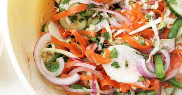 Khmer Pickled Vegetable Salad