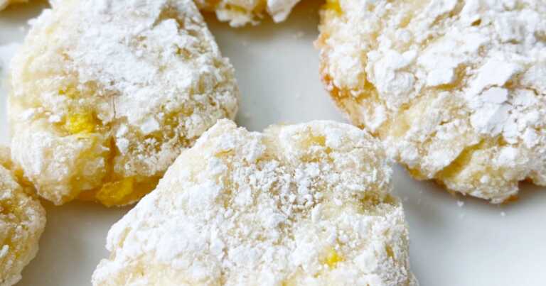 Tropical Crinkle Cookies