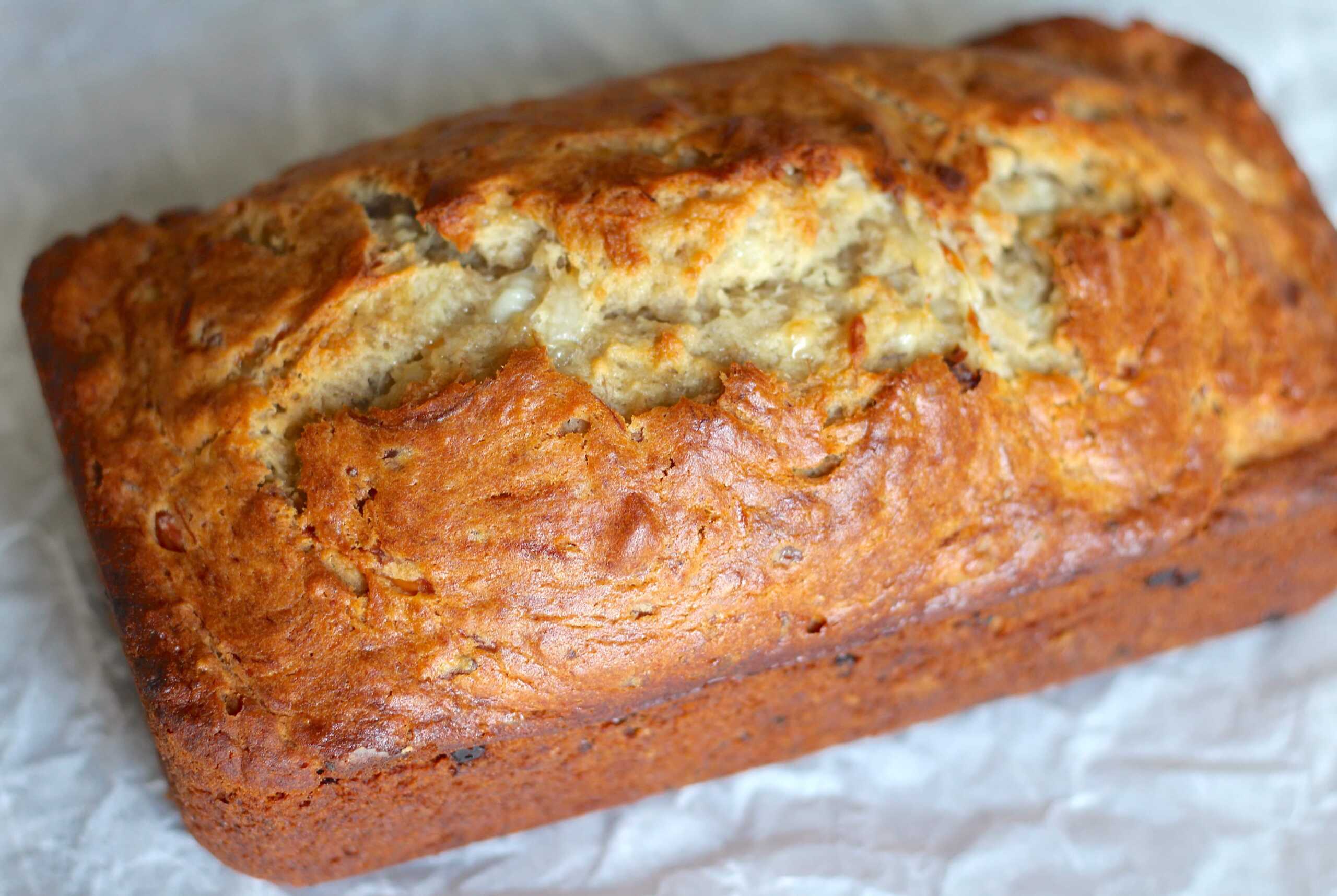 Cottage Cheese Banana Bread