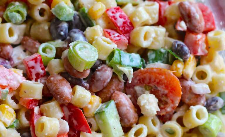Cowboy Caviar Pasta Salad