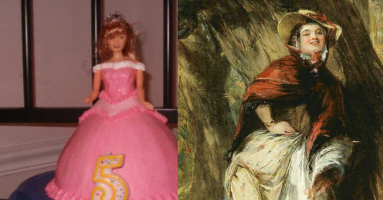 Before There Were Barbie Cakes There Were Dolly Varden Cakes