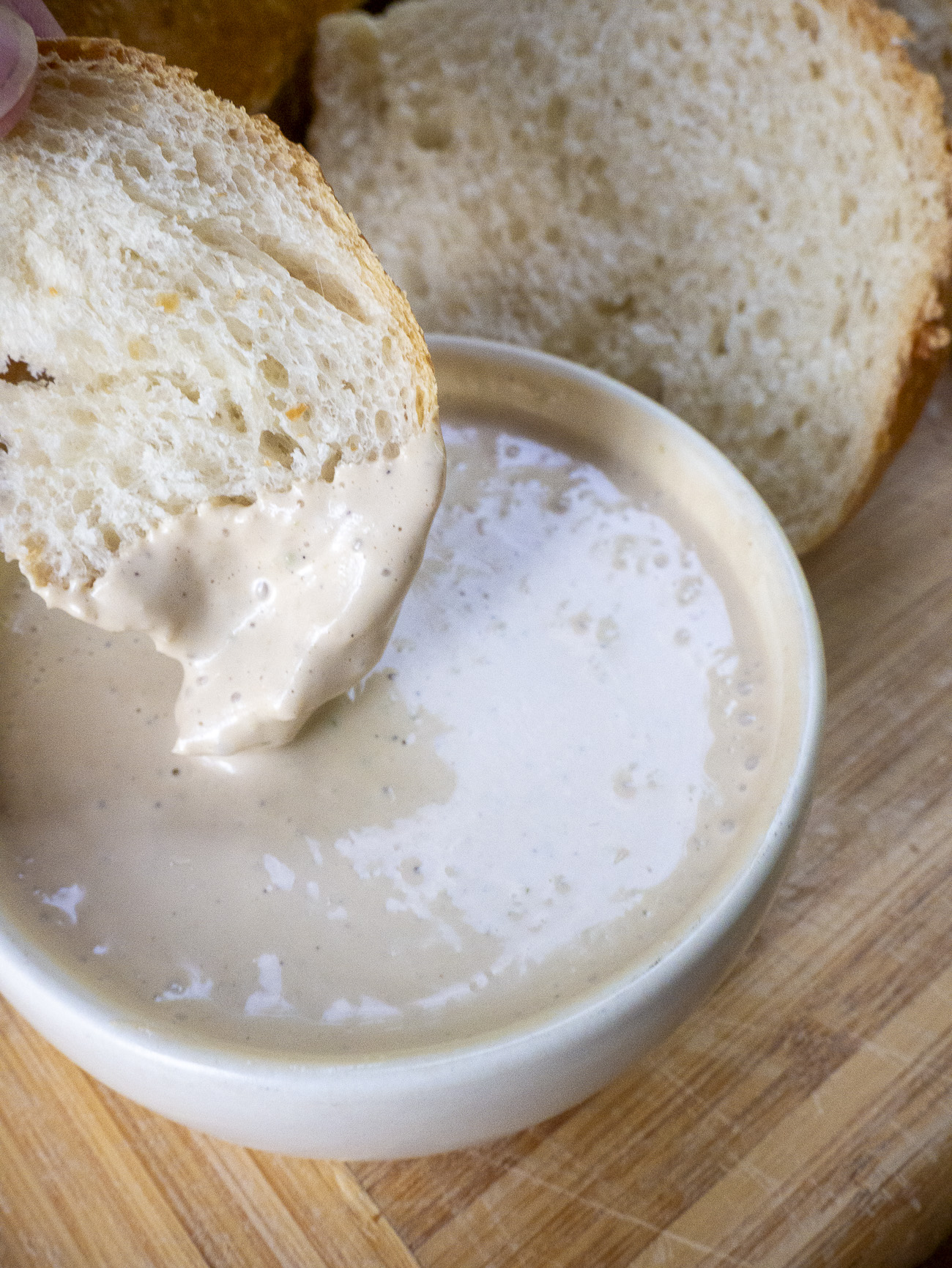 Creamy Balsamic Bread Dip 12 Tomatoes