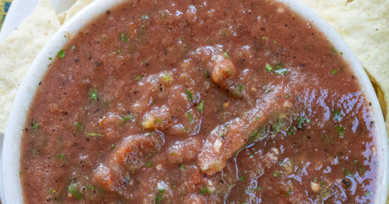 Easy Restaurant-Style Blender Salsa