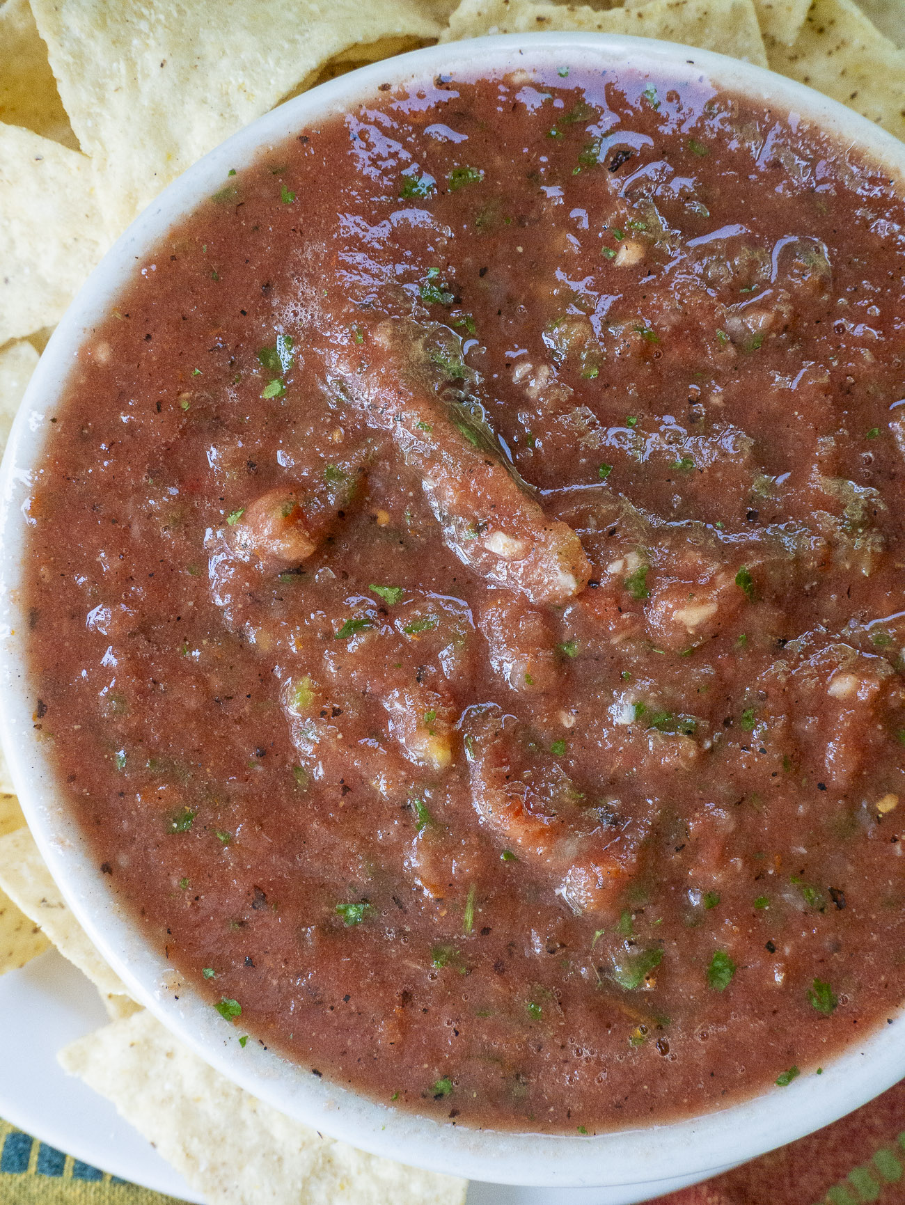 Blender Salsa {Restaurant Style} - Graceful Little Honey Bee