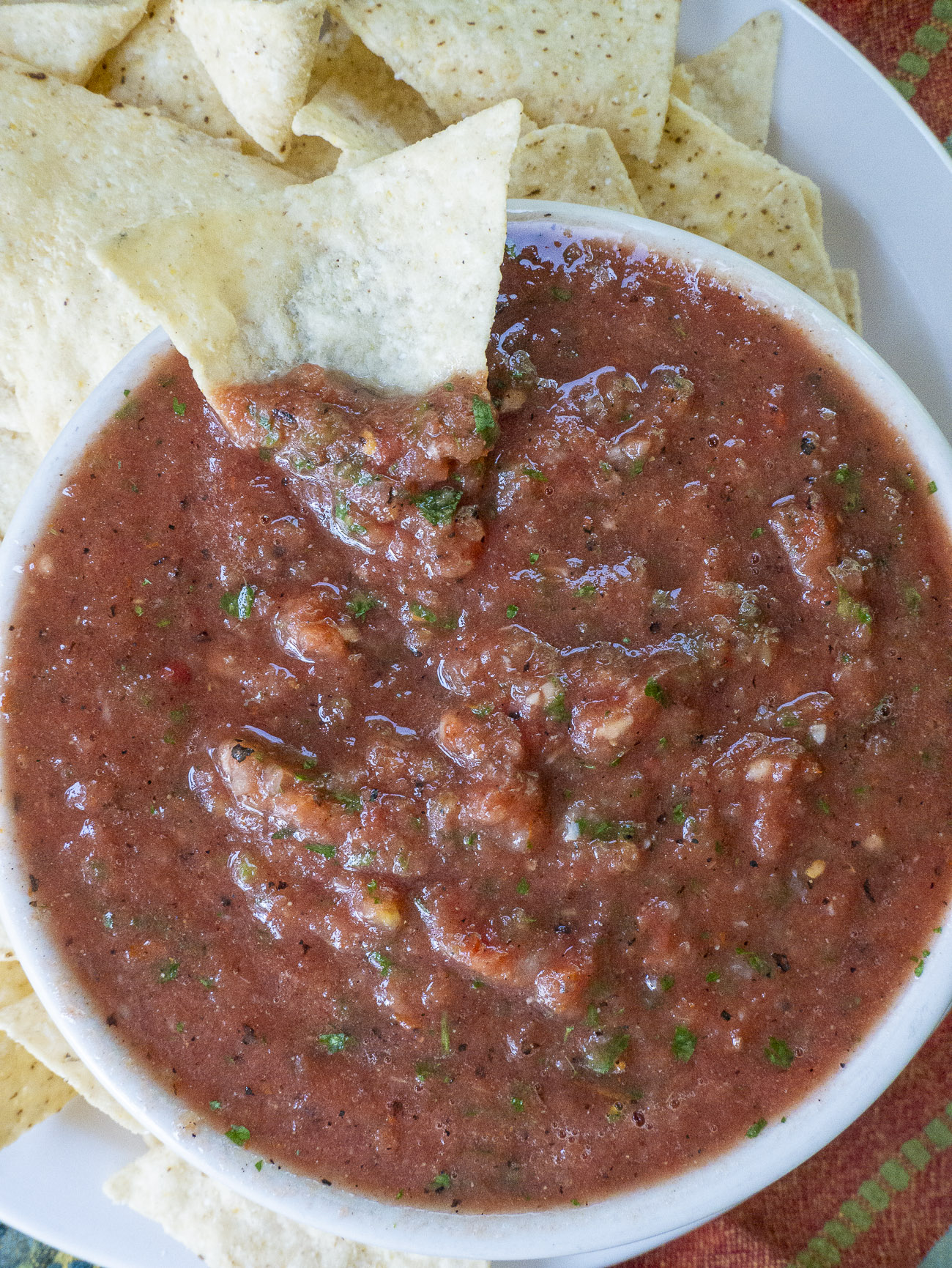 5 Minute Restaurant Salsa Recipe - Midwest Foodie