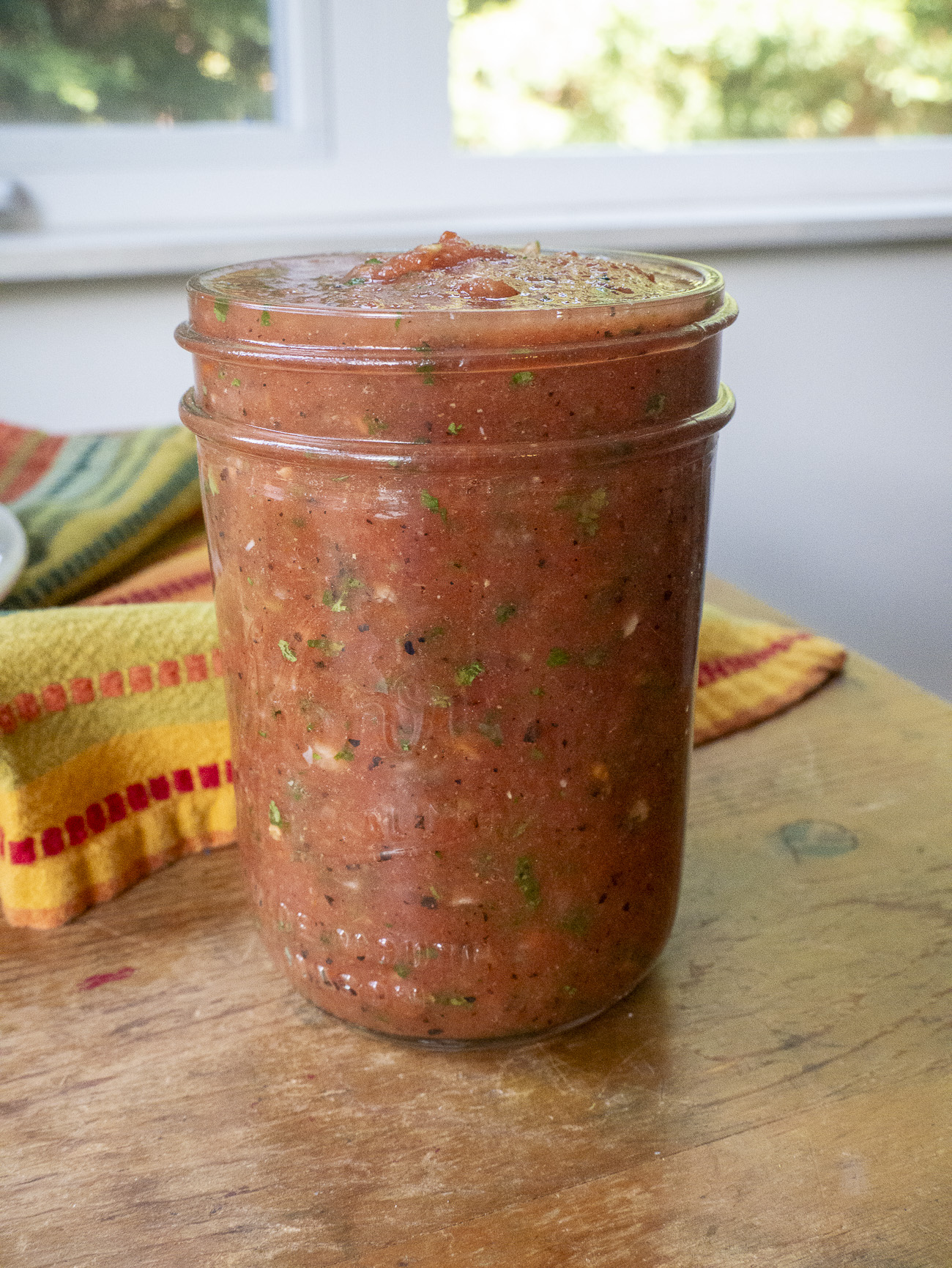 BEST Blender Restaurant Style Salsa Recipe - An Edible Mosaic™