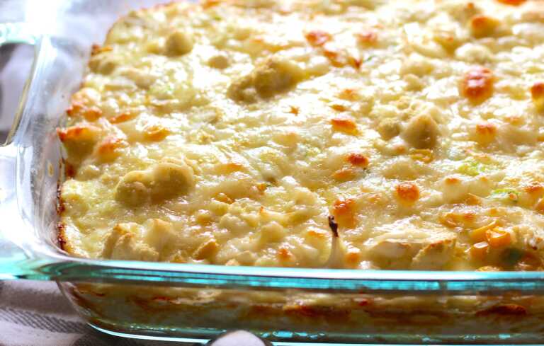 Cauliflower Corn Casserole