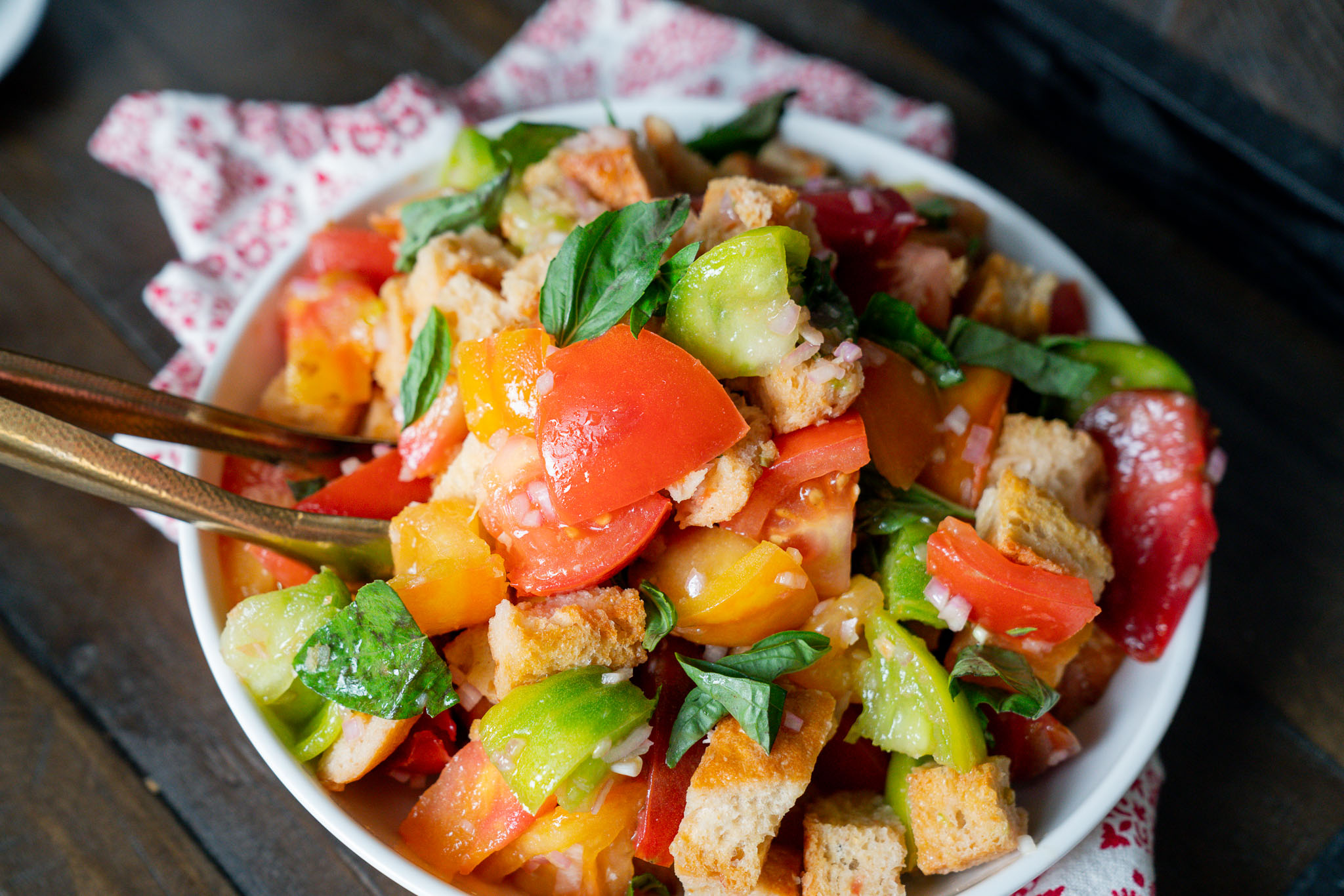 Tuscan Tomato Panzanella | 12 Tomatoes