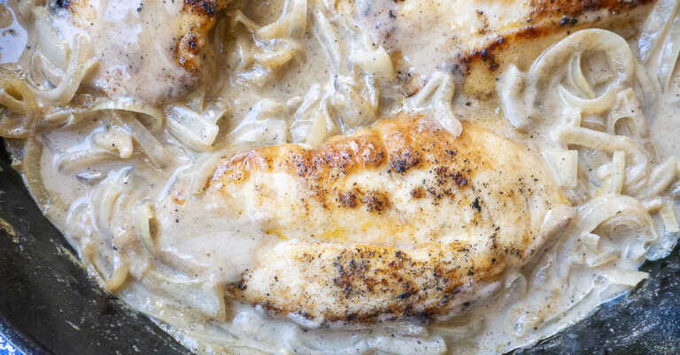 Onion Smothered Chicken
