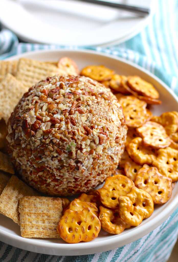 Pecan Blue Cheese Ball 12 Tomatoes