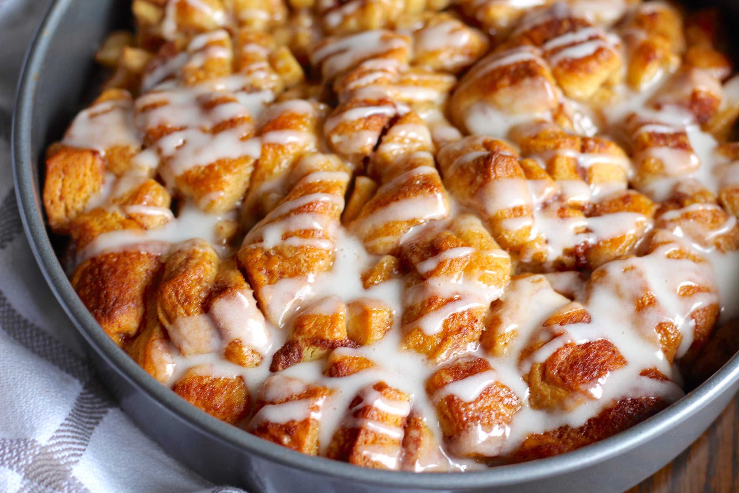 6 Ingredient Monkey Bread  Monkey bread recipes, Monkey bread, Breakfast  recipes casserole