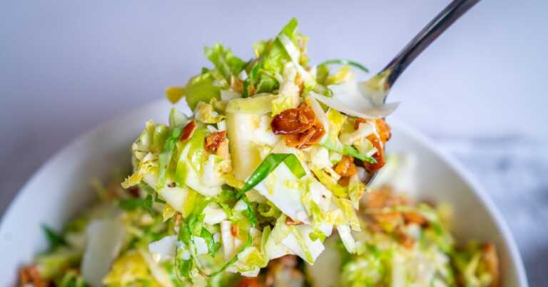 Shaved Brussels Sprout Salad