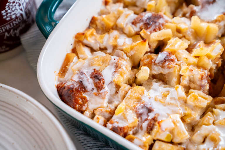 Apple Fritter Breakfast Casserole