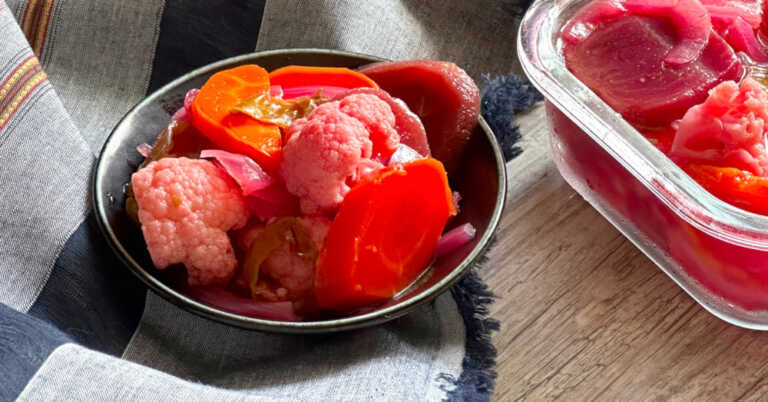 Escabeche (Spicy Pickled Vegetables)