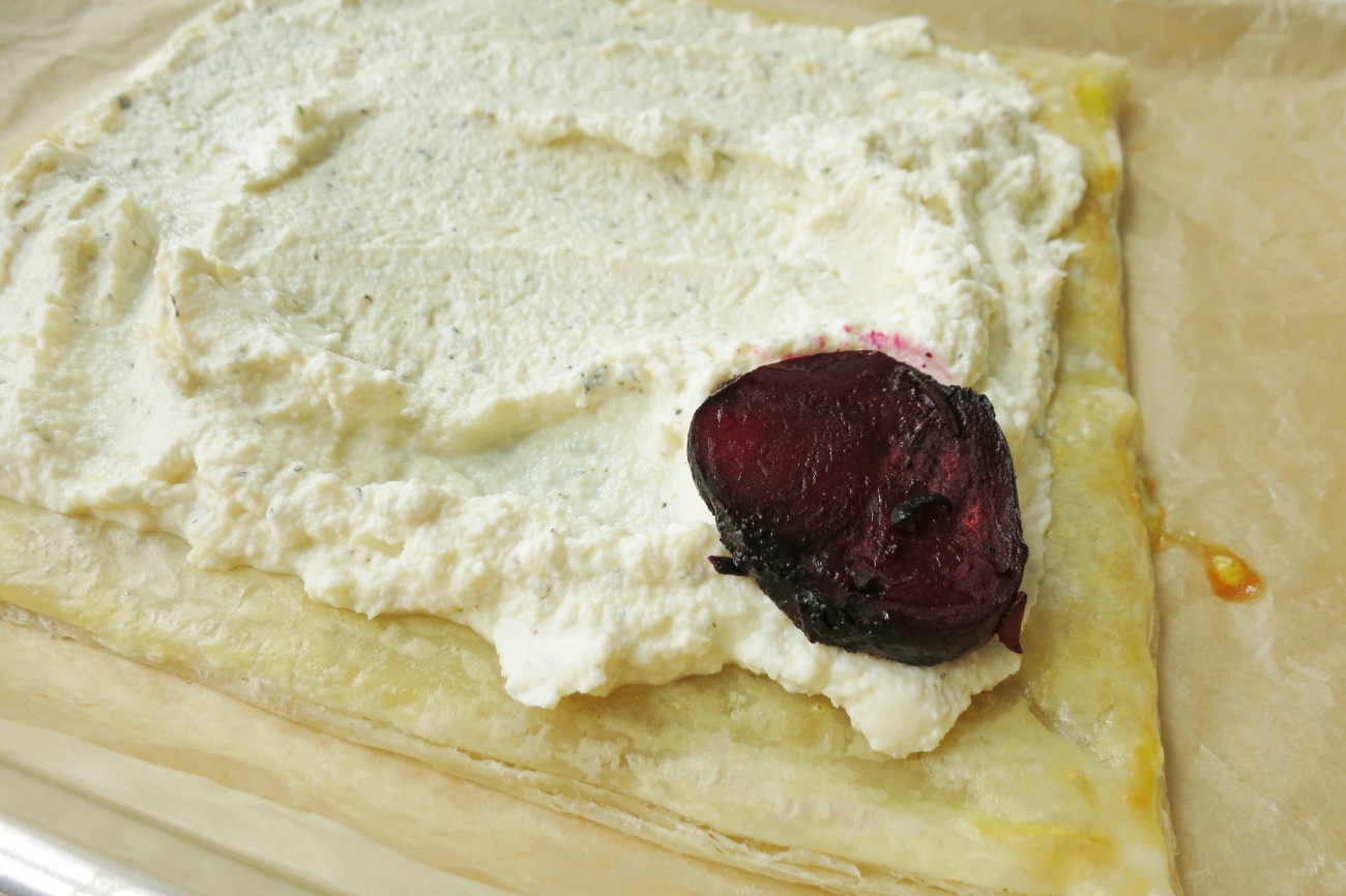 Ricotta Beet Tart