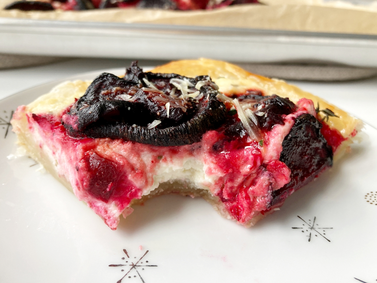 Ricotta Beet Tart 