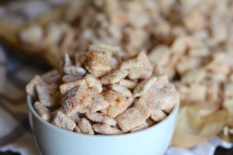 Pumpkin Spice Puppy Chow