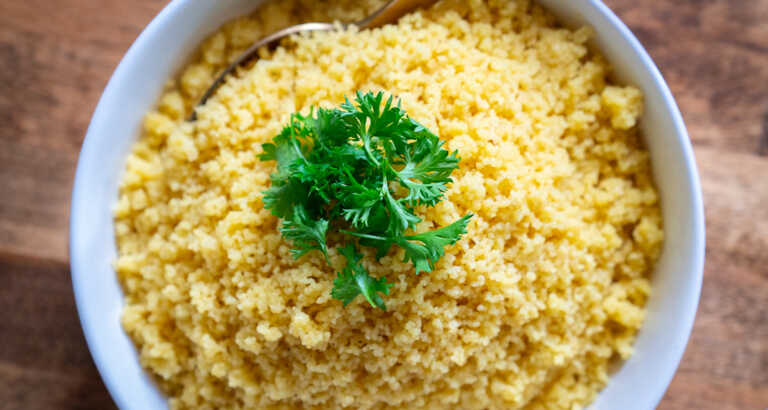 Steamed Couscous with Brown Butter and Herbs
