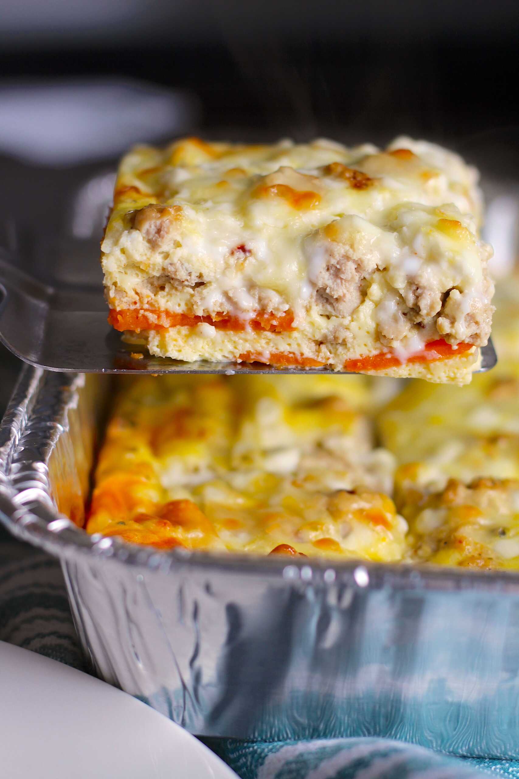 Turkey Sweet Potato Breakfast Bake 7-min