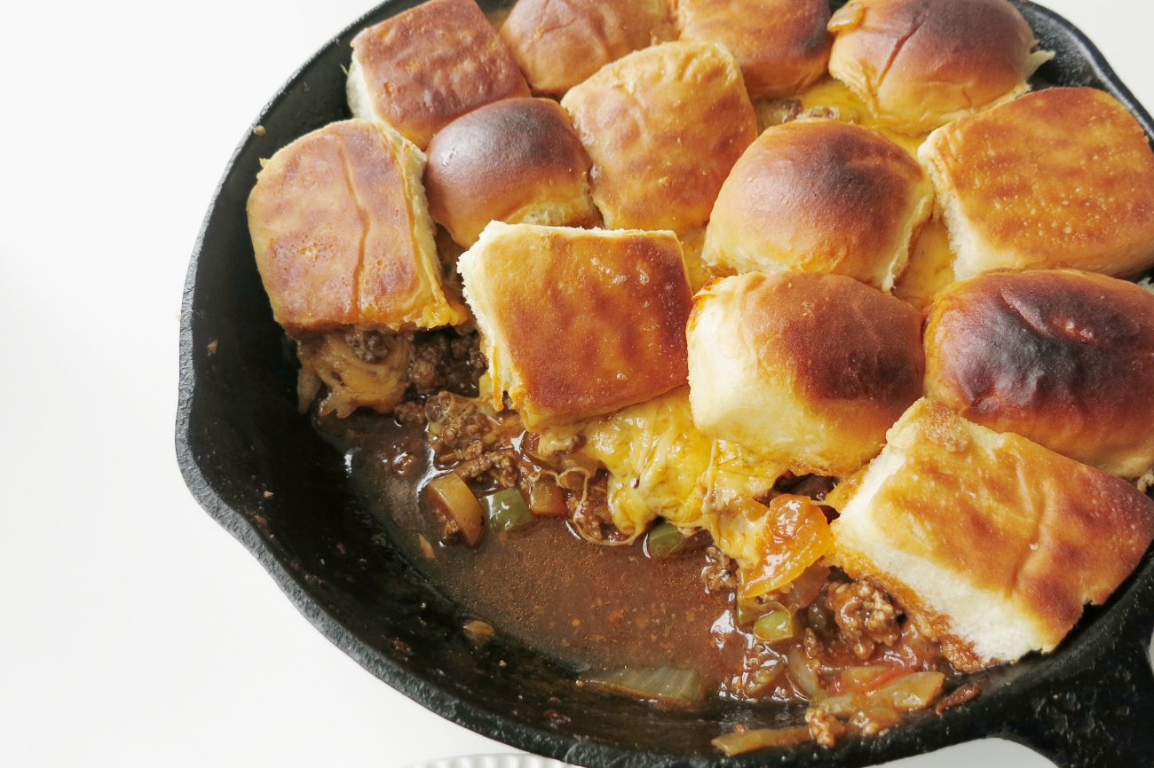 Sloppy Joe Skillet Bake 12 Tomatoes