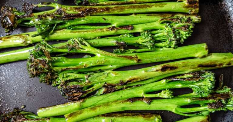 Charred Broccolini and Whipped Ricotta