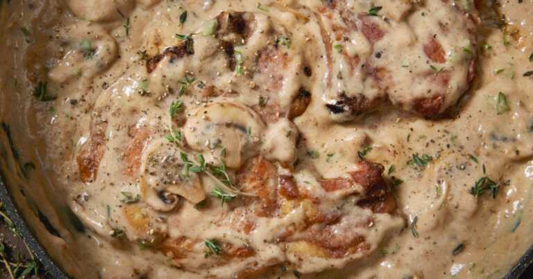 Caramelized Mushroom Parmesan Sauce